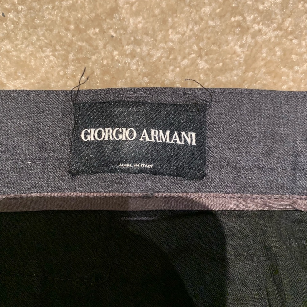Giorgio Armani gray pants